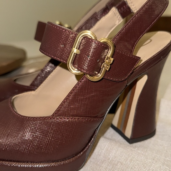 Sam Edelman size 6 square toe sling back pumps - Picture 8 of 8